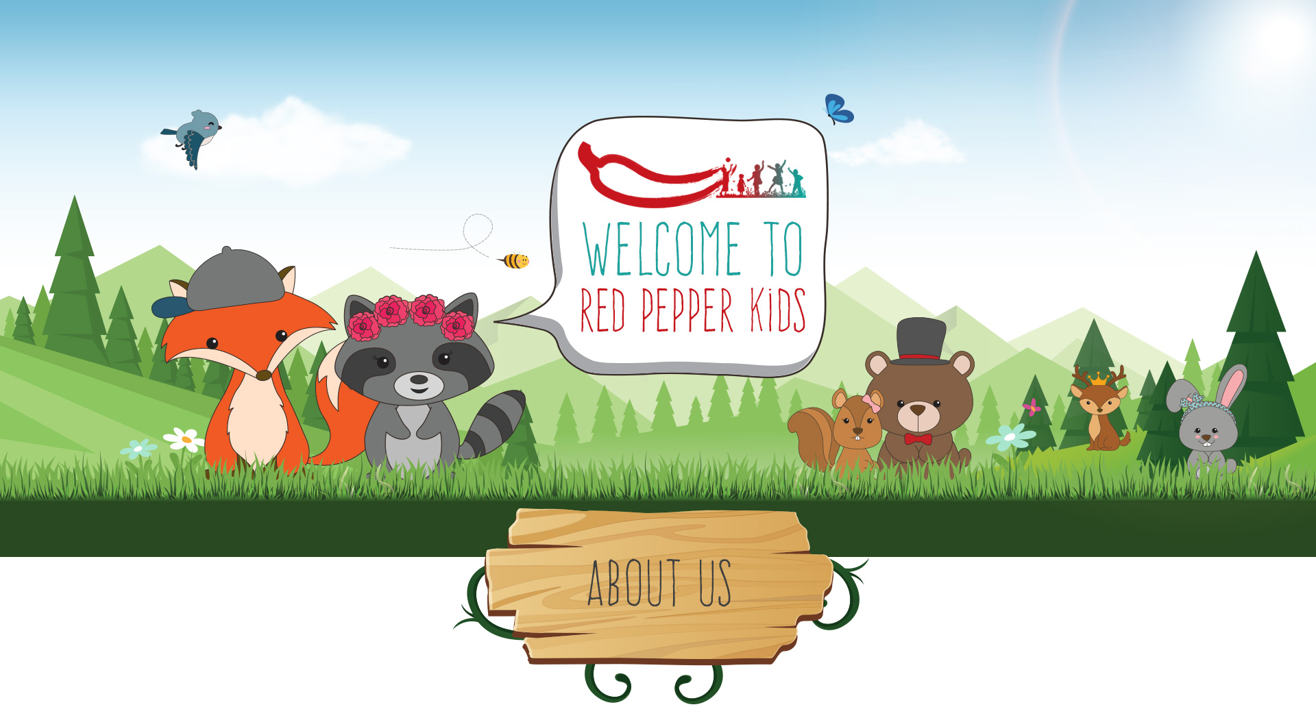 Welcome to Red Pepper Kids Home banner